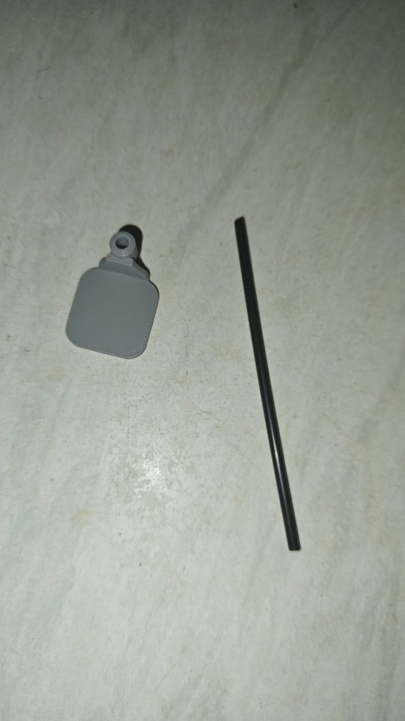 Receiver aerial tube and mount